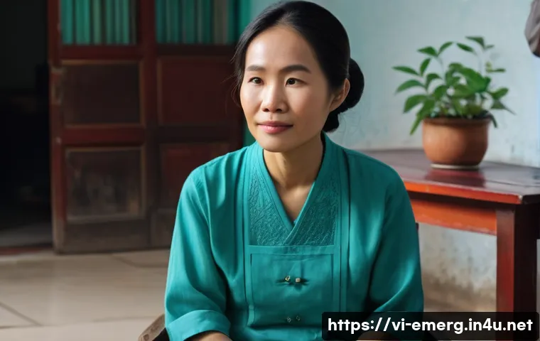 작업치료사의 자격 시험 성공 사례 연구 - **Prompt:** A warm, empathetic scene depicting a Vietnamese social worker, a woman in her late 20s o...