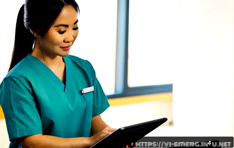 Home 17 작업치료사의 자격증 관리 성공 사례 연구 - Photorealistic occupational therapist in a modern Vietnamese rehabilitation clinic, confidently orga...